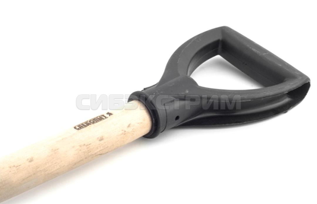 Лопата СЛЕДОПЫТ штыковая, деревянный черенок с ручкой в чехле