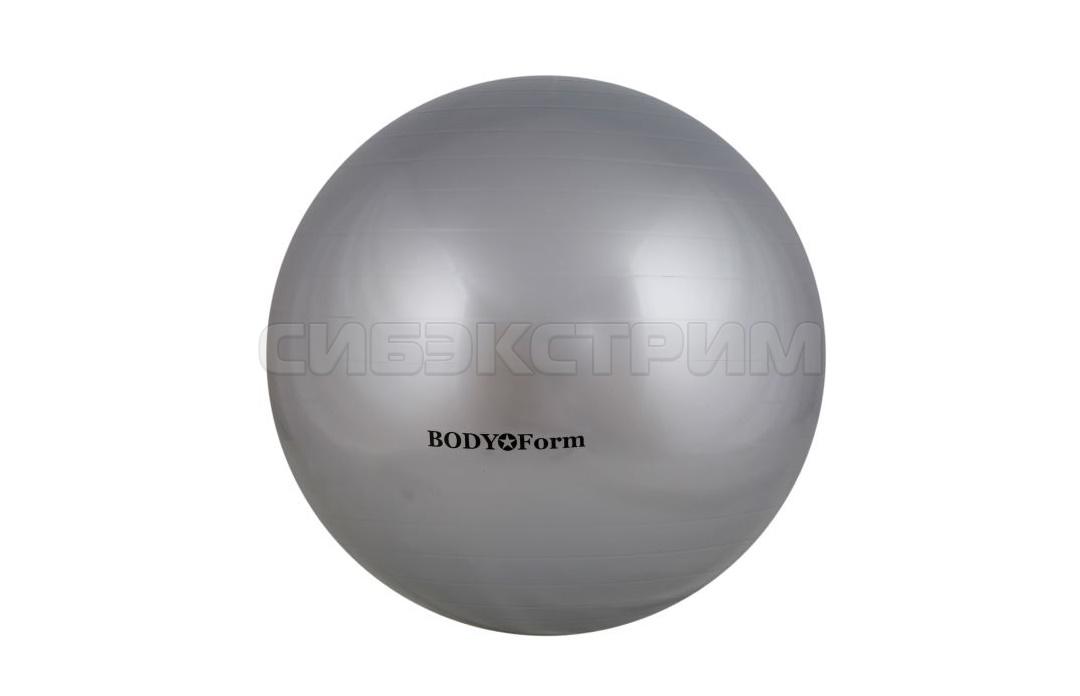 Мяч гимнастический Альфа Каприз BF-GB01 d75 см серебристый