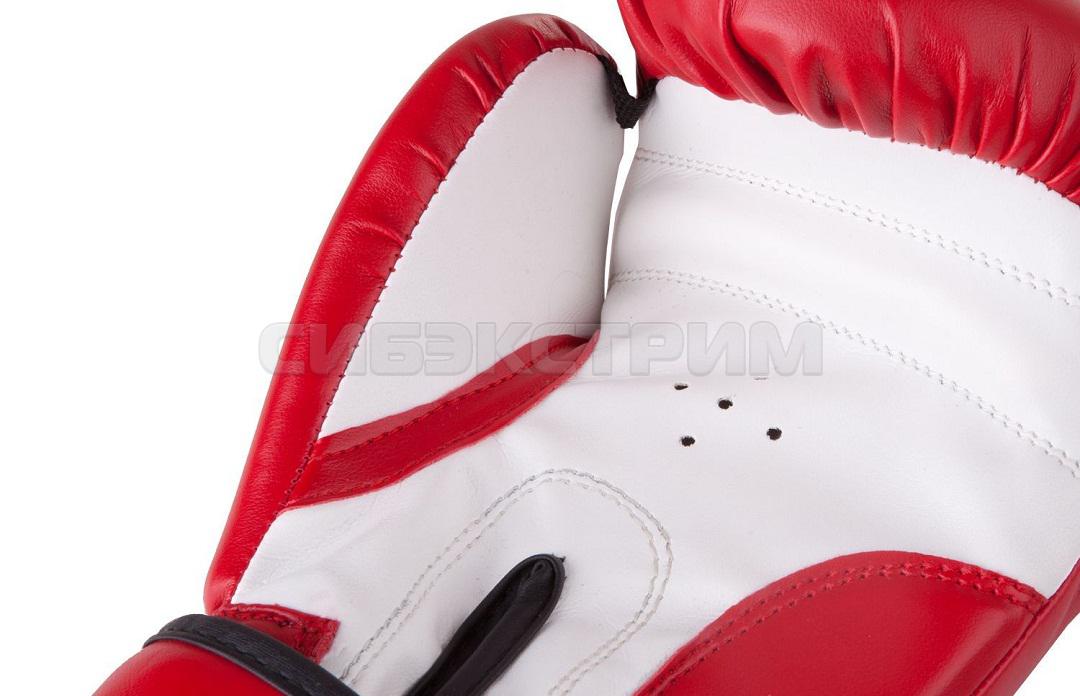 Перчатки боксерские Боецъ BBG-02, иск.кожа, red