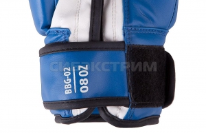 Перчатки боксерские Боецъ BBG-02, иск.кожа, blue