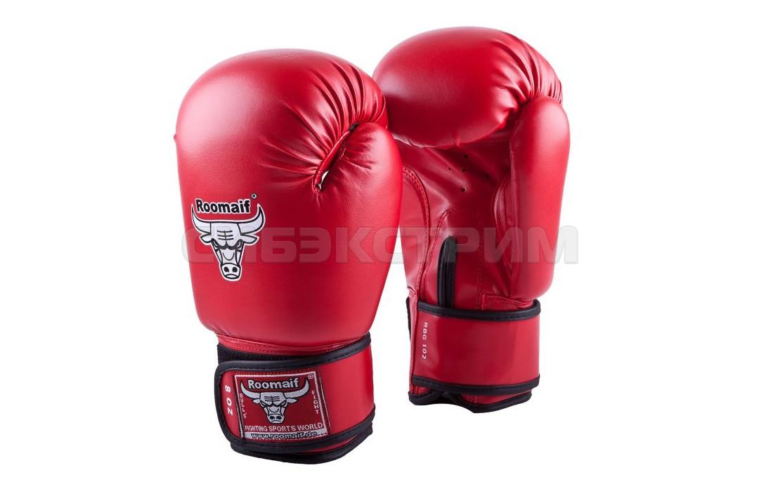 Боксерские перчатки RBG-102 иск.кожа Dx Red