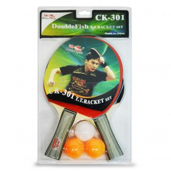 Набор для настольного тенниса Start Line Double Fish 2 ракетки, 3 мяча ск-301