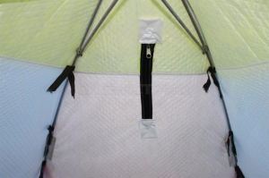 Палатка зонт зимняя МЕДВЕДЬ 3-мест,утепленная, дышащая, 6-лучей