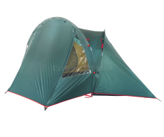 Палатка BTrace Double 4 (220 х (2 х 140) х110 х 185 см) Зеленый