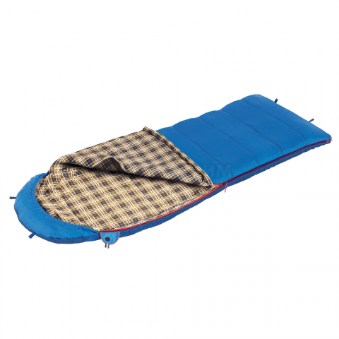 Спальный мешок BTrace Duvet одеяло 230 х 80 левая молния, синий