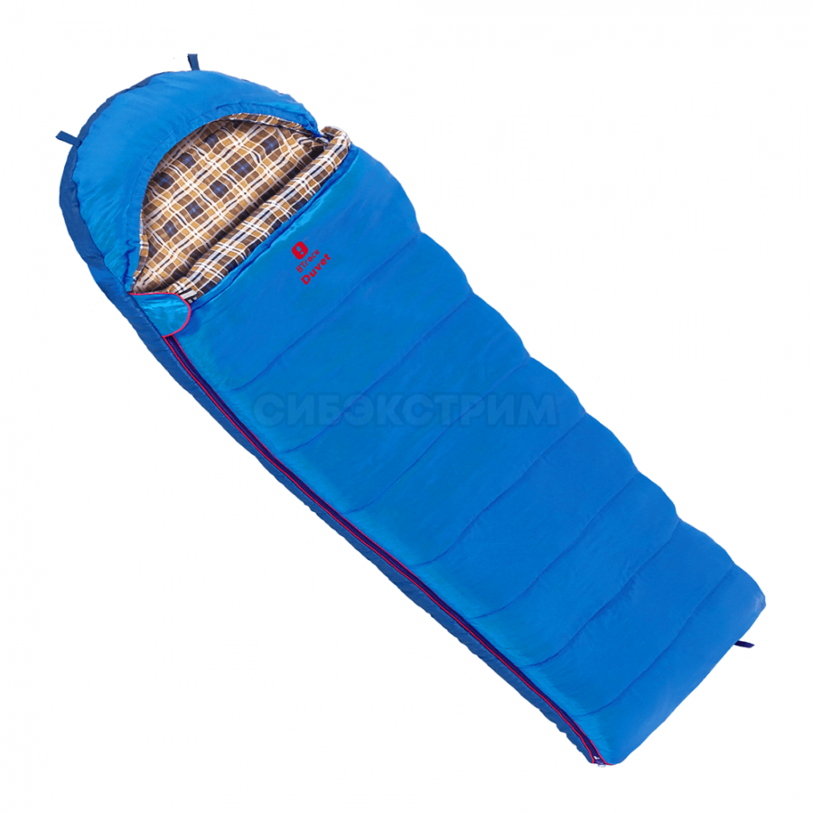 Спальный мешок BTrace Duvet одеяло 230 х 80 левая молния, синий