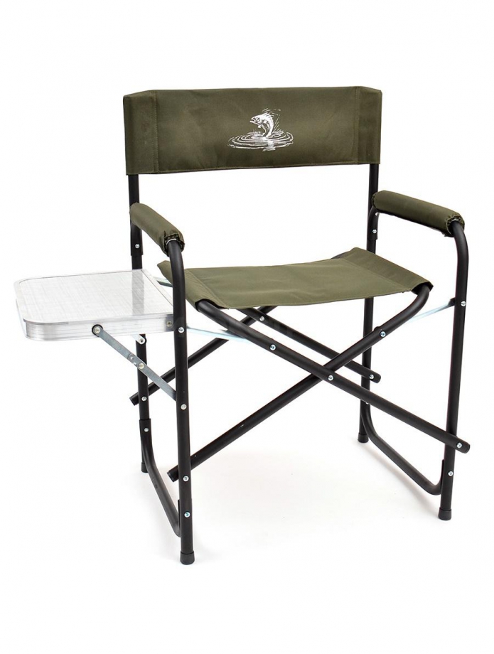 Кресло КЕДР НПО складное базовый вариант со столиком, сталь, до 120кг.SK-04