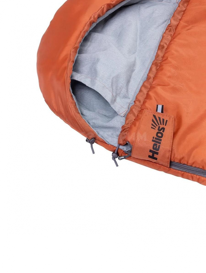 Спальный мешок TORO Wide 400R (220 x 90см, правая молния, оранжевый)