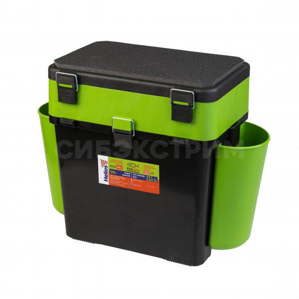Ящик зимний "FishBox"  зеленый (19 л)  Helios