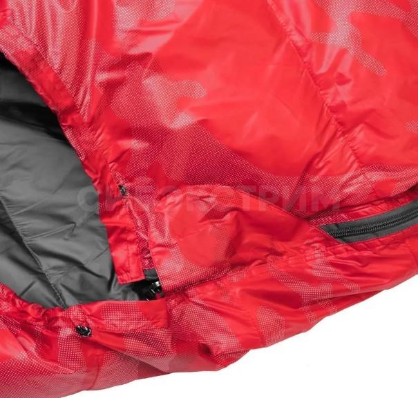 Спальный мешок пуховый (t-20C) красный (PR-SB-210x80-R) Premier Fishing