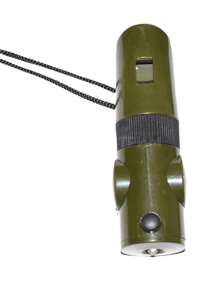 Компас H7-1B свисток, длинный, термометр, шнурок