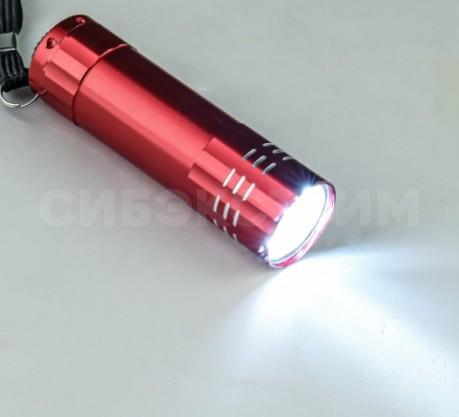Миниатюрный светодиодный фонарик (красный)